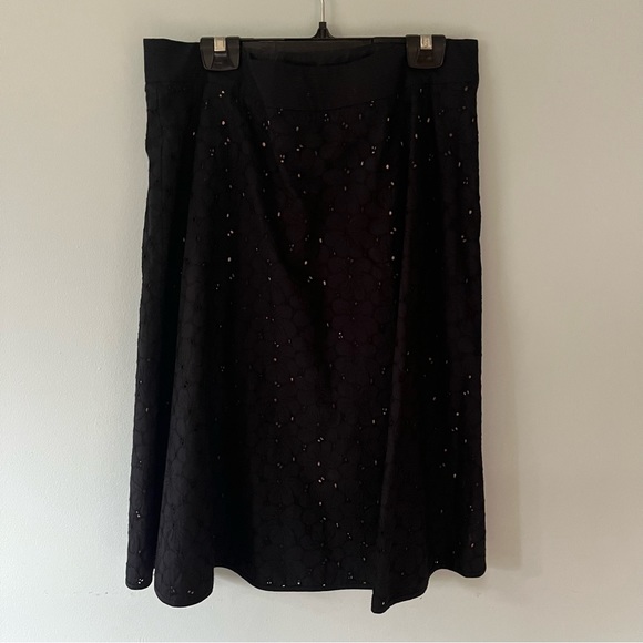 Flower Print Double Layered Full Midi Skirt - Picture 2 of 12